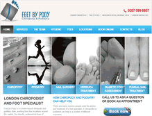 Tablet Screenshot of feetbypody.com